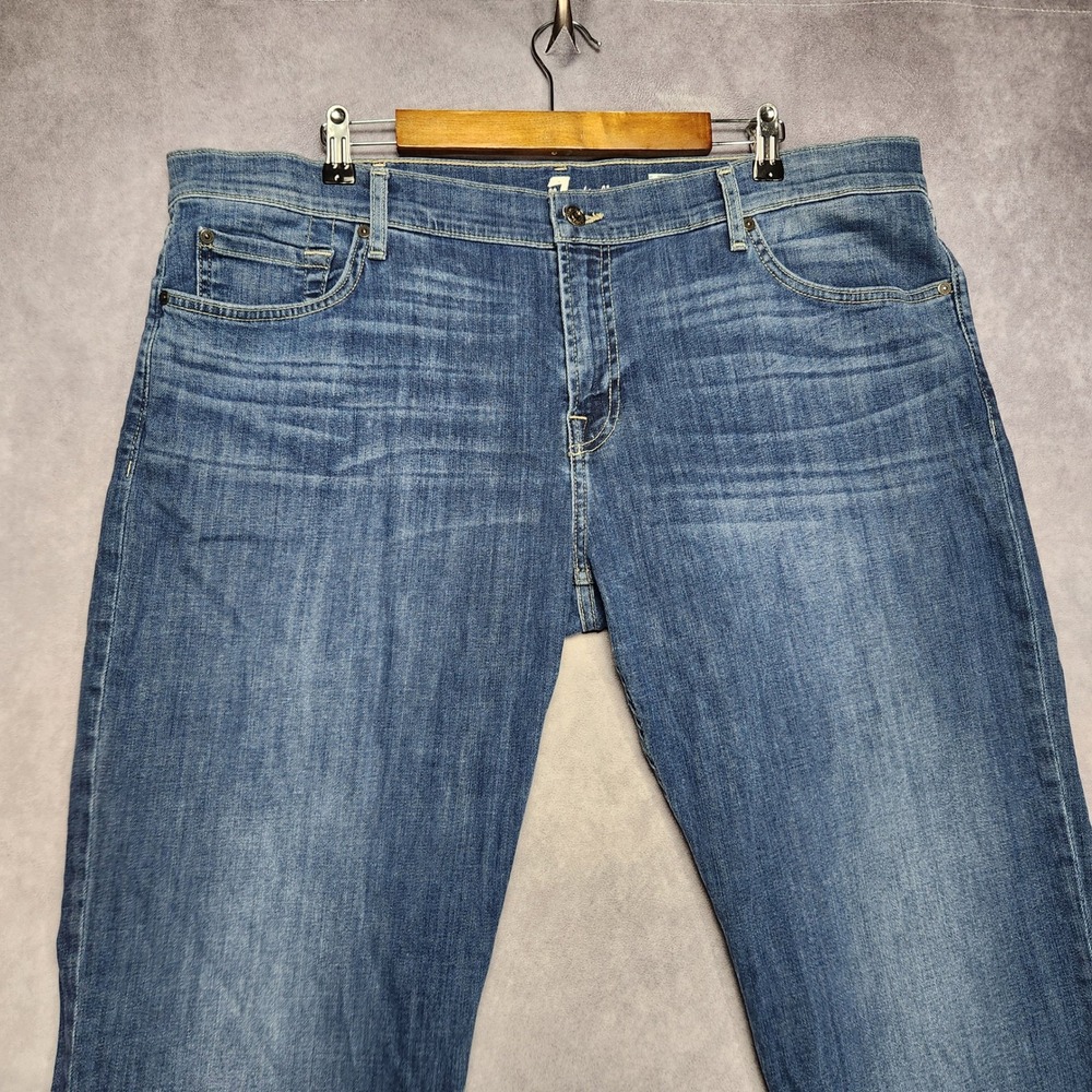 7 For All Mankind Standard Fit Men's Jeans Size 40x34 Blue Denim‎